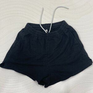 Black Sweat Shorts Size Small